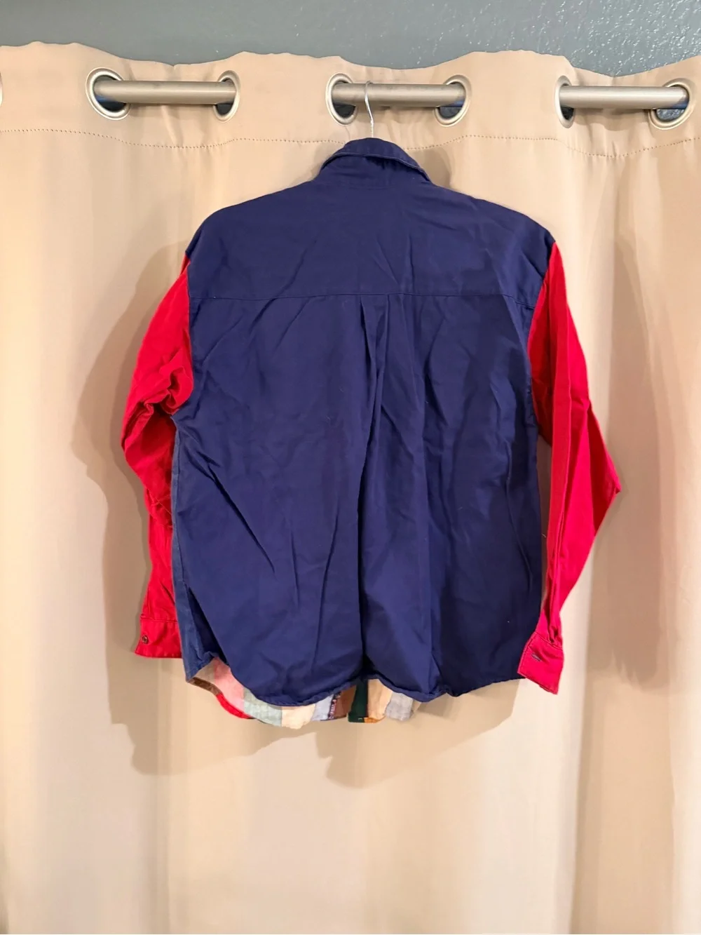 Gitano  Vintage Navy and Red Casual Shirt